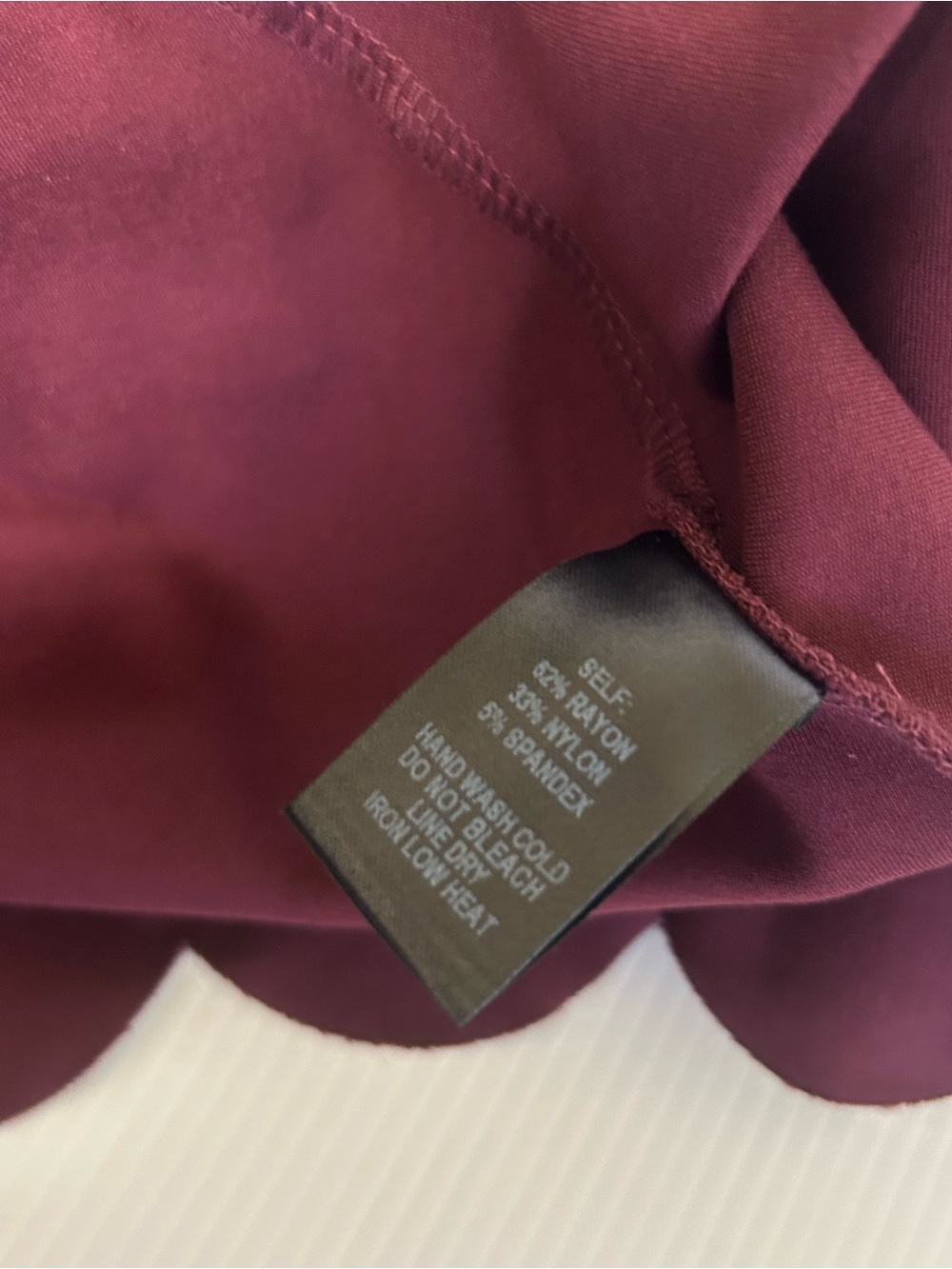 Beautiful Lulus Burgundy Red Skater Dress - Size S - Picture 5 of 5
